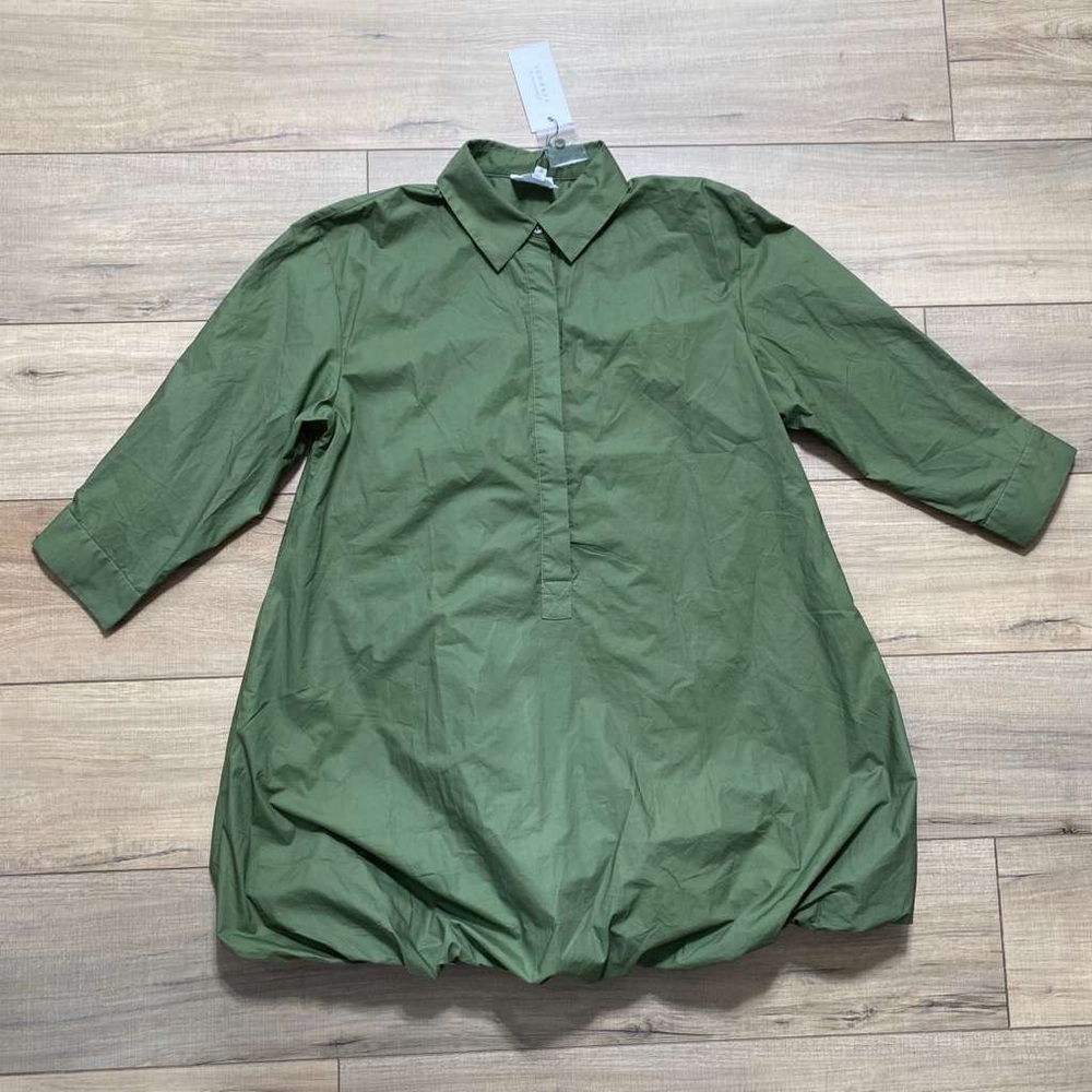Sundays By We Are Sundays Womens Hortense Bubble Hem Mini Dress Small Green‎